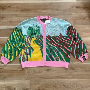 Queen Of Sparkles Licensed Yellow Brick Road To Oz Cardigan XL